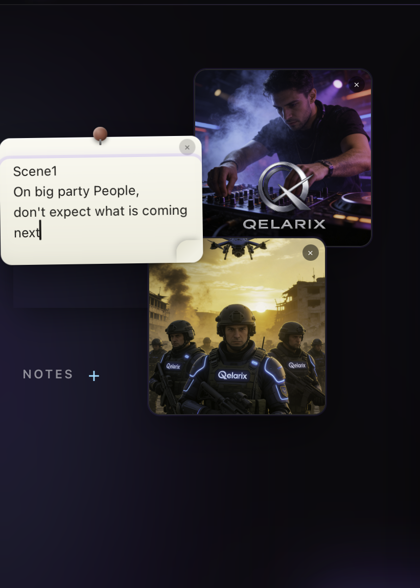 Qelarix Playground notes